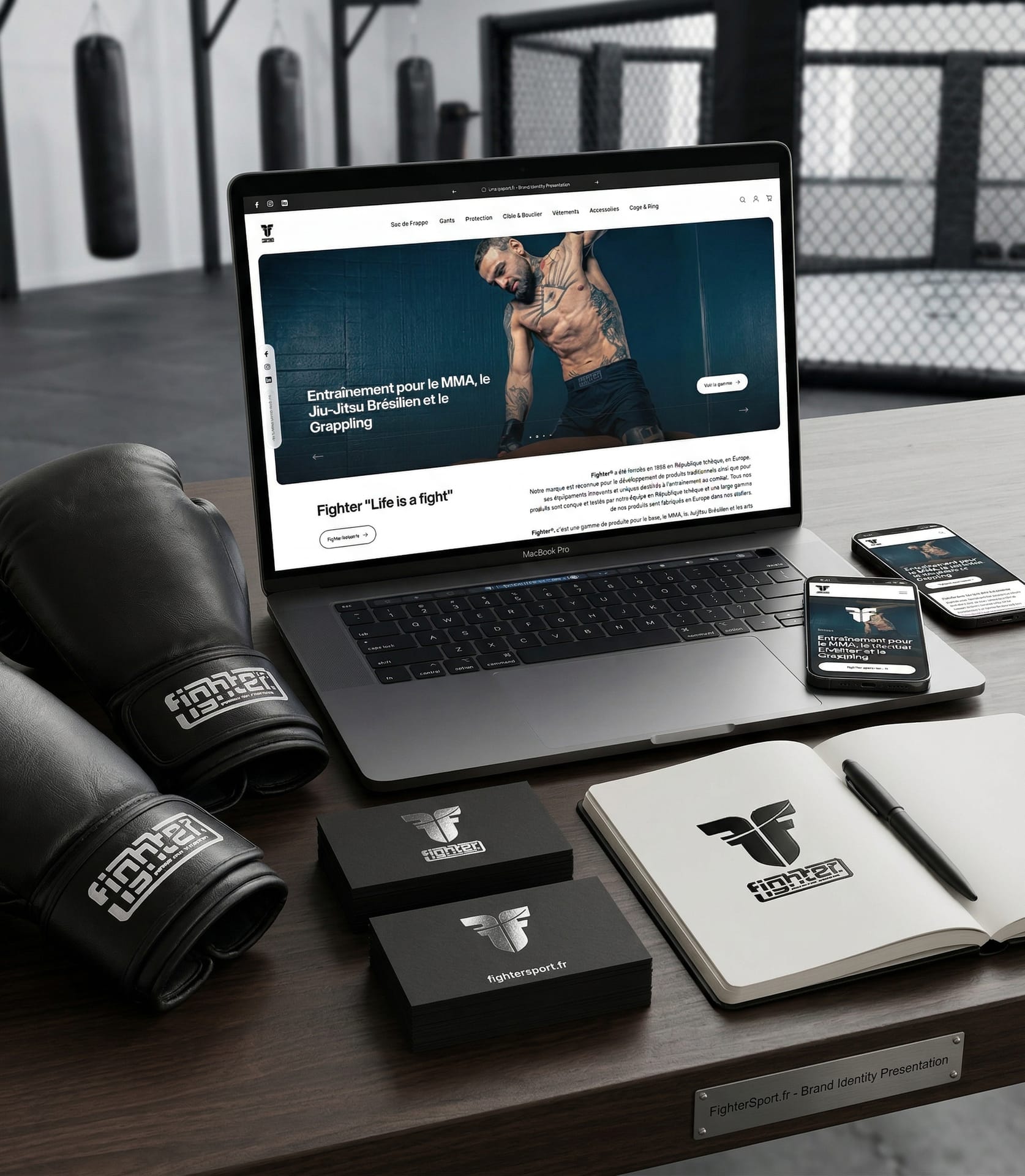 Fighter Sport — Création site Ecommerce de la marque Fighter Sport